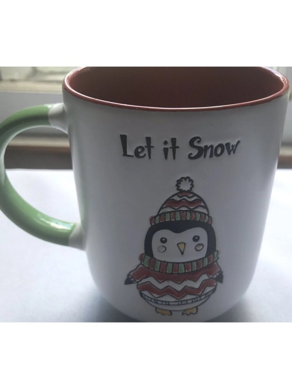 Christmas Let It Snow Penguin  Spectrum Designz Ceramic Mug READ